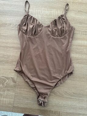 Princess Polly bronze bodysuit